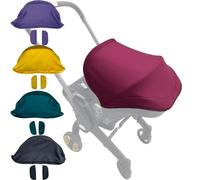 Feliliber Accessoires de rechange pour poussette, pare-soleil imperméable compatible avec siège auto et poussettes Doona (rouge vin)
