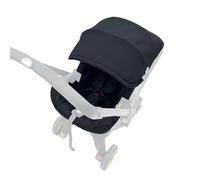 Feliliber Kit de lavage d'accessoires pour poussette, auvent coloré et coussin doux résistant à l'eau compatible avec les poussettes DOONA CAR SEAT (noir tendance)