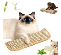 Feliluxe - Grattoir avec Herbe À Chat, Grattoir Chat avec Herbe Àchat, Oreiller en Sisal Naturel, Ultra-Résistant, Apaise Et Détend, Stimule L’Instinct Naturel (1pc)