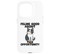 Félin Bon Amoureux des Chats Chercheur d'emploi Coque pour iPhone 15 Pro