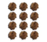 FelinCat Fuze Balles en Peluche - Lot de 12 Jouets interactifs pour Chat, sphères Douces et pelucheuses pour et Chat Adulte, Jeu intérieur et extérieur, soulagement de l'ennui, Exercice, entraî