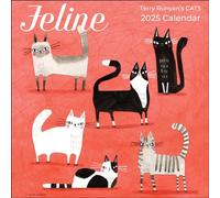 Feline 2025 Wall Calendar: Terry Runyan's Cats