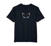 Feline Fine Cats for Girls - Cute Kitty Whiskers & Stars T-Shirt, Homme Grandes Tailles, Noir, 4X Tall