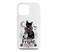 Feline Fright Night Coquette Chat Noir Halloween Coque pour iPhone 13 Pro Max