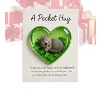 Feline Memory Chest - Storage Box for Cats | Oak Wood with Felt Interior, Customizable Name Plate, Perfect for Holding Paw Impressions Jewelry and Special Tokens Thoughtful Design 2.52x2.01 in