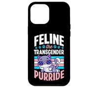 Feline The Transgender Purride Drapeau de la fierté des Chats transgenres Coque pour iPhone 12 Pro Max