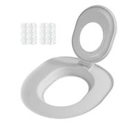 Feline Toilet Trainer - Gray PP 39x36.5x26cm Suction Base Indoor System, Cat Bathroom Training Kit Apartment Friendly Solution | Progressive Habit Setup for Clean Home Living