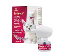 Felisept Home Comfort Set Diffuseur Chat Anti Stress + Recharge 45 ml - Calmant pour chat - Anti-Stress Chat - Avec De L'Herbe À Chat Naturelle sans Phéromones pour chat -Relaxation Pour Les Chats
