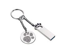 FeliSun Clé USB 16 GB 32 GB 64 GB Haute Vitesse USB 3.0 Flash Drive avec Porte-clés, Métal Memory Stick U Disque Pen Drive Creative Cadeau (16GB)
