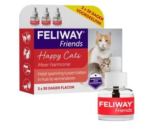 Feliway D89440L Friends Lot de 3 flacons de 30 Jours 144 ML