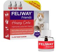FELIWAY D89440L - Lot de 3 Recharges - 144 ML - 90 Jours d'Harmonie - Pour Chats