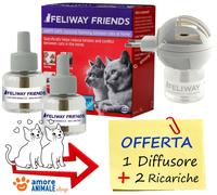 Feliway Friends → Diffuseur / Recharge - Harmonie Ménage pour I Chats en Maison