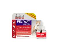 Feliway Recharges pour diffuseur Friends – Réduit conflits entre chats – Pack 3 (3 x 48 ml)