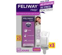 Feliway Help! Pack 3 Cartouches (3x7 Jours) pour Chat