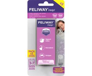 Feliway Help Pack Recharges Pour Diffuseur De Phéromones Pour Les Chats 3 Cartouches