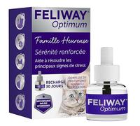 FELIWAY Optimum - Anti-Stress pour Chat - Complexe de phéromones apaisantes pour Une sérénité renforcée - 1 Recharge 30 Jours