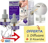 FELIWAY Optimum Diffuseur avec Recharge 48 ml Pour Chats à La Maison