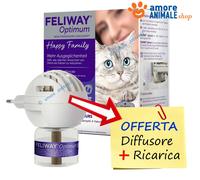 Feliway Kit anti-stress Optimum – Diffuseur + recharge 48 ml phéromones félines apaisant pour chats