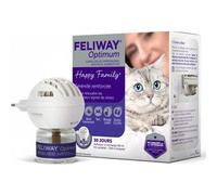 Feliway Kit anti-stress pour chat Optimum – 30 jours – Phéromones apaisantes – Fabriqué en France