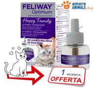 Feliway Recharge de phéromones Optimum pour apaiser les chats