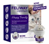 Feliway® Optimum - Kit anti-stress apaisant pour chats composé d’un diffuseur et d’une recharge de 48 ml de phéromones félines plus forts pour détendre et calmer les chats stressés