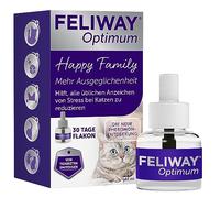 Feliway Optimum – Anti-stress pour chat – Complexe de phéromones apaisantes – 1 recharge 30 jours