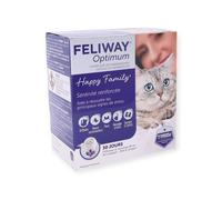 Feliway Kit anti-stress pour chat Optimum – 30 jours – Phéromones apaisantes – Fabriqué en France