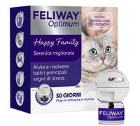 Feliway Kit anti-stress Optimum – Diffuseur + recharge 48 ml phéromones félines apaisant pour chats