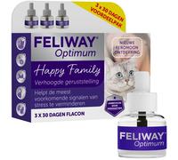 FELIWAY Optimum Lot de 3 recharges - Anti-Stress - 48 ML x 3