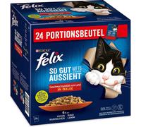 Felix Aussi bon que ça en a l'air 24x85g gelée de campagne avec viande