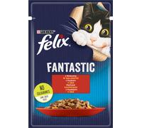 Felix Fantastic Beef Jellied Cat Food 85 G