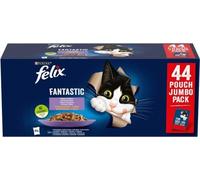 Felix Fantastic Jellied Cat Food 3.7 Kg (44 Pieces)
