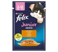 Felix Fantastic Junior Kitten Food Chicken Jelly 85 G