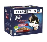 Felix - Félix Délicieux Duos en Gelée Selection Mixte 24X85G - Lot De 3 - Vendu par Lot