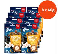 Felix Friandises pour chats Party Mix Original 8*60 g