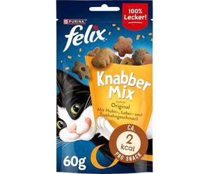 Felix KnabberMix friandises pour Chat, Lot de 8 (Sachet de 8 x 60 g)