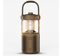 Felix lampes de camping LED avec haut-parleur Bluetooth - Rechargeable, lumière à 360 °, son 20 W, étanche IPX7, batterie 24 h, USB, musique extérieure, lanterne de camping pour tente