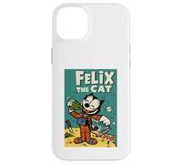 Felix Le Chat Moon Dreamer - Animation céleste rétro des années 1920 Coque pour iPhone 14 Plus