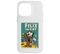 Felix Le Chat Moon Dreamer - Animation céleste rétro des années 1920 Coque pour iPhone 14 Pro Max