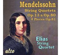 Felix Mendelssohn – Quatuors à cordes Op.13, Op.80 & Op.81 – CD – Alto