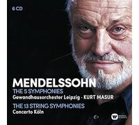 Felix Mendelssohn-Ba - 5 Symphonies - The 13 String Symphonies - CD - F23z
