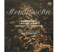 Felix Mendelssohn-Bartholdy, The Prague Symphony Orchestra, Urs Schneider - Symphony No.1 In C Minor - Heimer Aus Der Fremde Overture - Supraphon - 1 10 2196