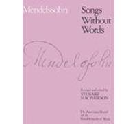 Felix mendelssohn: songs without words - book 1 piano