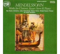 Felix Mendelssohn Works for Clarinet and Piano (Burnett, Hacker) (CD) Album