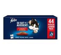 Felix Nourriture Humide Pour Chat Sensations En Gelée Et Mix De Variétés Variété De Saveurs Du Pays