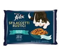 Felix Lot de 48 sachets de 80 g chacun (12 boîtes de 4 x 80 g) - 4460 g