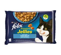 Felix Sensations – Saveurs de poisson en gelée – 4 x 85 g
