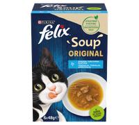 FELIX Soup Original Fish Flavours 6x48 g
