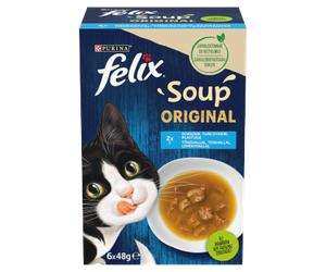 FELIX Soup Original Fish Flavours 6x48 g
