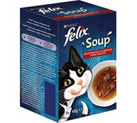 Felix Soupe Campagne pour Chat - 6 x 48 g - Pack de 8